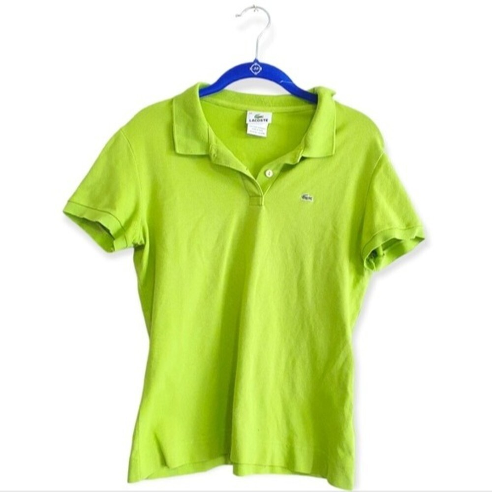 Sale 💫💫💫Lacoste Bright Green Polo - Picture 3 of 4